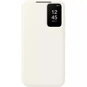 Samsung Smart View Wallet Case, skirtas Galaxy S23+, Cream (EF-ZS916CUEGWW)