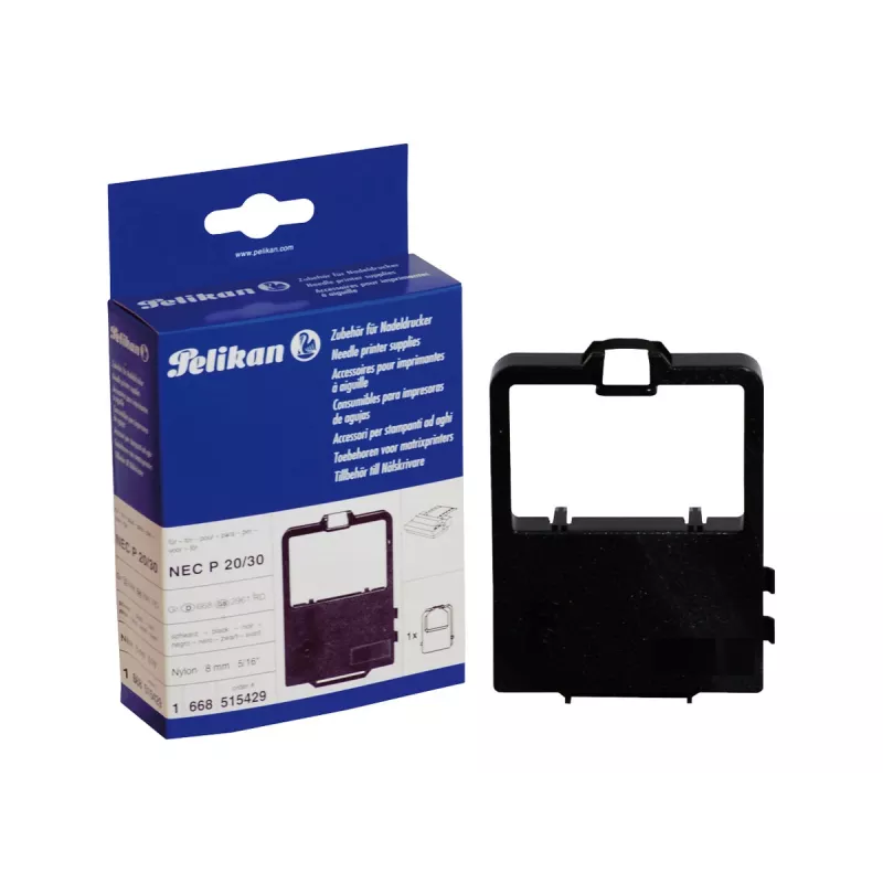 Pelikan suderinama juostelės kasetė 515429, skirta NEC P20/P30, juoda, 1,8 m