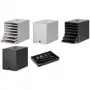 DURABLE IDEALBOX PLUS stalinių stalčių blokas - 7 stalčiai - Pilka - C4/A4 - Polistirenas
