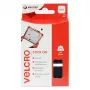 VELCRO Stick On Hook & Loop Squares 25mm x 25mm, lipnios, juodos, 24 rinkiniai (48 vnt.)