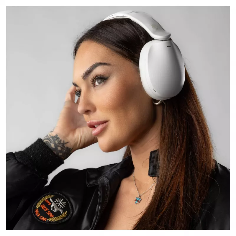 Skullcandy Hesh 360 belaidės ausinės, uždengiančios ausis, Bluetooth 5.0, aktyvus triukšmo slopinimas, balta