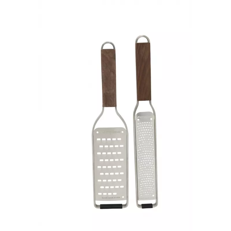 Microplane Master Series Grater Set su medine rankena (43320 + 43308)