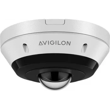 Avigilon Unity 8.0C-H6A-FE-360-DO1-IR 8MP H6A žuvies akies kamera, 1,74 mm fiksuotas objektyvas, paviršinis montavimas, WDR, IR, IP66/IP67