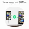 GREEN CELL USB-C į USB-C PowerFlex 100W Silikoninis Laidas 1,2m Juodas