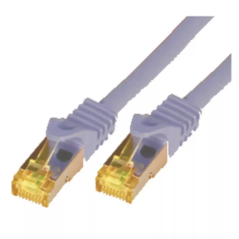 M-CAB CAT7 SFTP RJ45 LSZH 0.5M Grey 10Gbit Raw Patch Cable