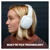 Skullcandy Crusher Evo belaidžiai ausiniai su jutikliniu žemu dažniu, Bluetooth 5.0, 40 valandų baterija, balti