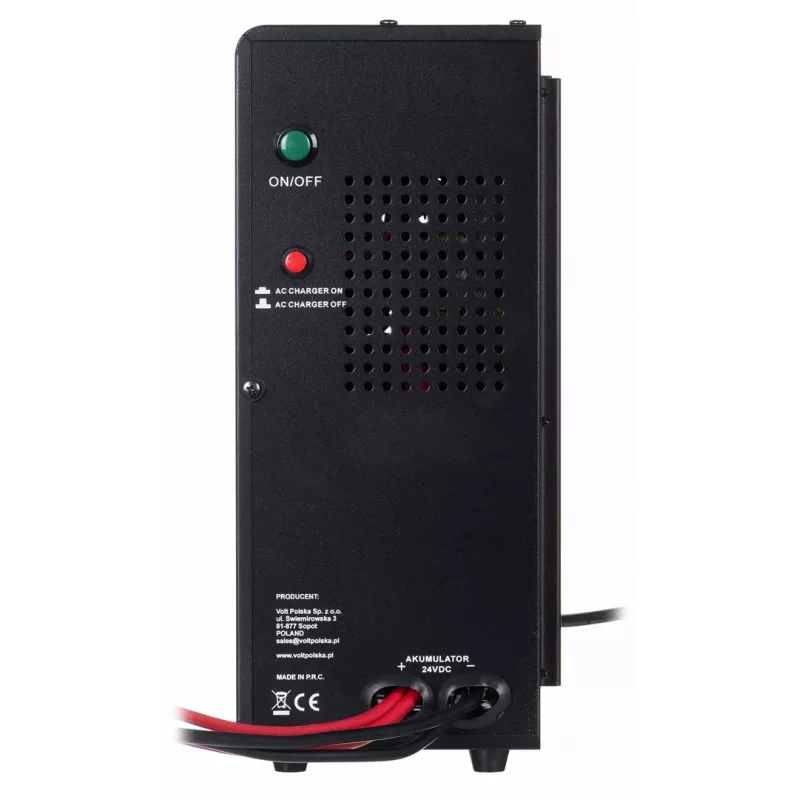 VOLT POLSKA SINUS PRO 2000W 24V gryno sinusinio bangos keitiklis/įkroviklis 1400W nuolatinė