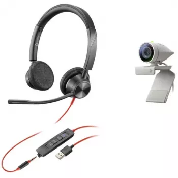 “Poly Studio P5” asmeninio vaizdo konferencijų rinkinys, Full HD, 80 laipsnių, 4x, juoda/pilka