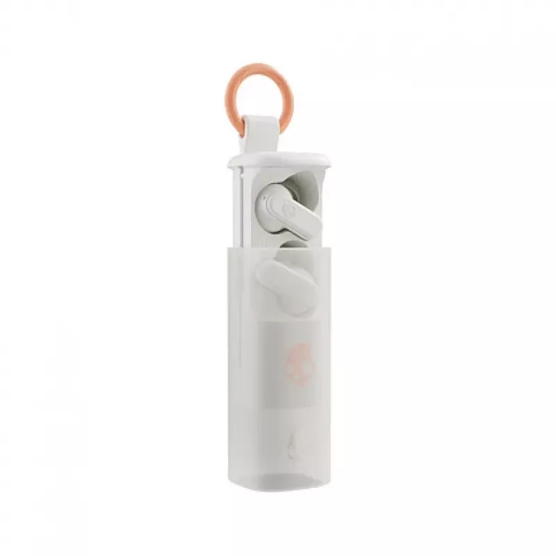 Skullcandy Dime Evo True Wireless In-Ear ausinės, True White, Bluetooth 5.3, IPX4, iki 20h baterijos veikimo laikas (S2DTW-S951)