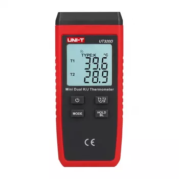 Uni-T UT320D Dviejų kanalų kontaktinis termometras