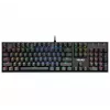 Defender Mirax GK-352 mechaninė žaidimų klaviatūra, Outemu Blue jungikliai, RGB apšvietimas, laidinė USB, juoda