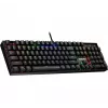 Defender Mirax GK-352 mechaninė žaidimų klaviatūra, Outemu Blue jungikliai, RGB apšvietimas, laidinė USB, juoda