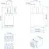 Teltonika Networks 2x3-Pin Power Connector - Terminal Block, 6-Pin, 10A, 300V, Green