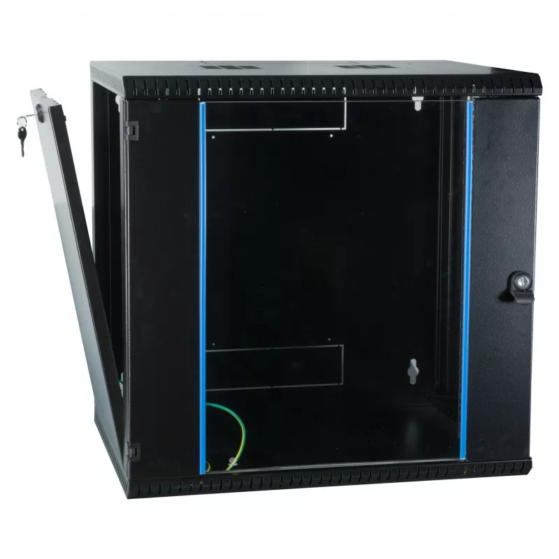 EFB Elektronik EFB 19 colių sieninis spintelė 12U, fiksuota, 1 dalis, RAL 9005, gylis 450 mm