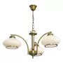 Activejet Classic Ceiling Chandelier Pendant Lamp RITA Patina Triple 3xE27 for Living Room