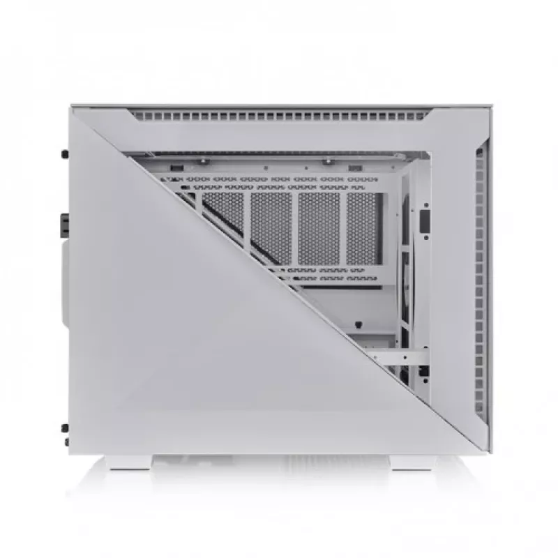 Thermaltake Divider 200 TG Snow Micro Case, White, Tempered Glass