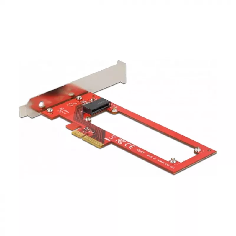 Delock PCI Express x4 Card to 1 x EDSFF E1.S Slot - Low Profile