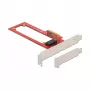 Delock PCI Express x4 Card to 1 x EDSFF E1.S Slot - Low Profile