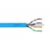 DIGITUS CAT 6A montavimo kabelis U/UTP Dca AWG 23/1 LSOH 100m mėlyna ritė
