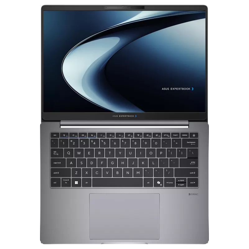 ASUS ExpertBook PM5 PM5406CGA-NZ0035X verslo nešiojamas kompiuteris, AMD Ryzen AI 9 HX 470, 14 colių WQXGA, 64GB DDR5, 1TB SSD, Windows 11 Pro, vokiška QWERTZ klaviatūra