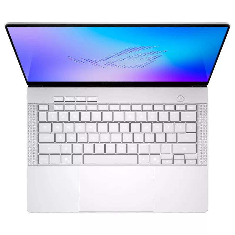 ASUS ROG Zephyrus G14 GU405AR-SY044W žaidimų nešiojamas kompiuteris, 14 colių 3K OLED 120Hz, Intel Core Ultra 9 386H, 64GB LPDDR5x, 2TB SSD, GeForce RTX 5070 Ti 12GB, Windows 11 Home, vokiška QWERTZ klaviatūra