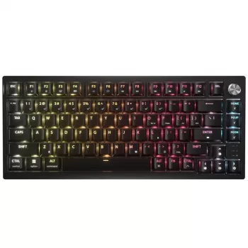 CORSAIR K65 PLUS Wireless 75% mechaninė klaviatūra, keičiami jungikliai, MLX Red Tactile, per klavišą RGB, QWERTY anglų, juoda