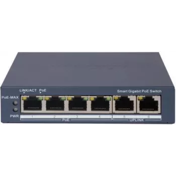 Hikvision DS-3E1506P-EI(O-STD) 6-Port Gigabit PoE Switch