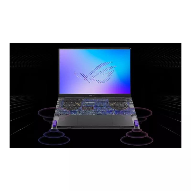 ASUS ROG Zephyrus G14 GU405AW-SY033W nešiojamas žaidimų kompiuteris, Intel Core Ultra 9 185H, 64GB RAM, 2TB SSD, NVIDIA GeForce RTX 5080, 14 colių 2.8K OLED, Windows 11 Home, Platinum White
