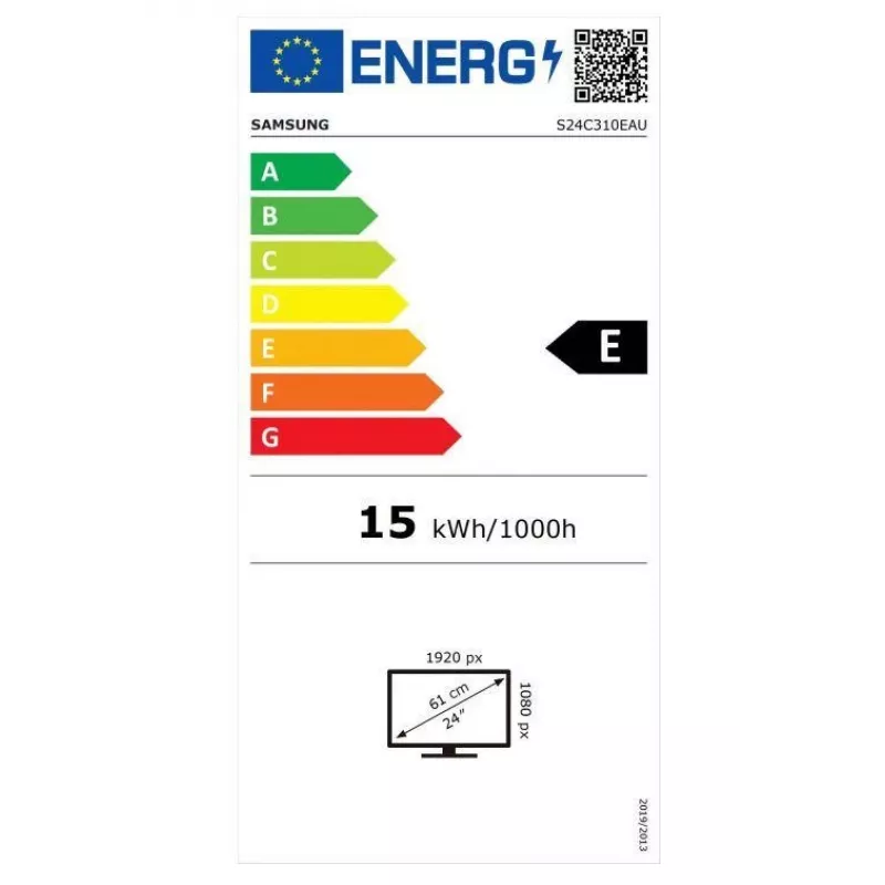 Samsung S24C310EAU 24 colių IPS Full HD LED monitorius - juodas