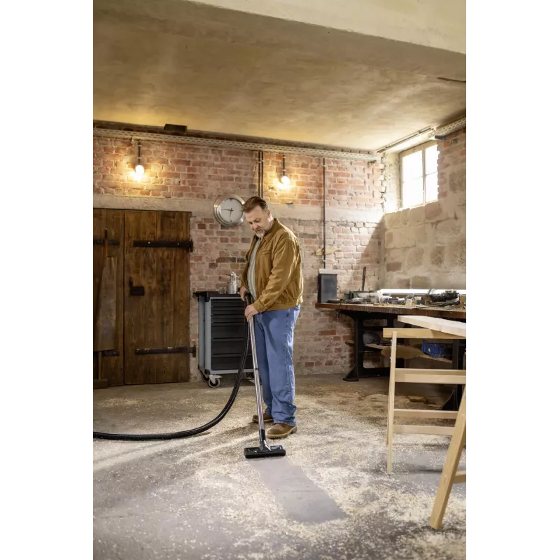 Kärcher WD 7 Control P S 30/6/35/T šlapias ir sausas dulkių siurblys, 1400 W, 30 L, nerūdijantis plienas