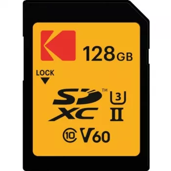Kodak SDXC 128GB UHS-II U3 V60 Ultra Pro atminties kortelė