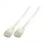 EFB-Elektronik RJ45 Patch Cable Cat.6A U/UTP TPE 3.6mm Ultraflex White 0.25m