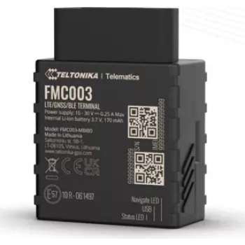 Teltonika FMC003 GPS sekiklis 4G LTE Cat 1 GNSS 128 MB juodas