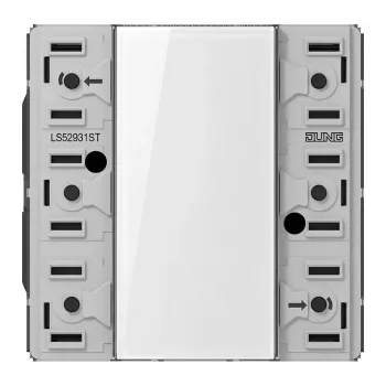 JUNG LS 52931 ST KNX jutiklinis mygtukų modulis universalus, 3-jų grupių, F50, LS serija, Studio White