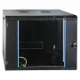 EFB-ELEKTRONIK 19 inch sieninis spintos korpusas 9U, fiksuotas, vientisas, RAL 9005, gylis 450 mm (691709VTS.45)