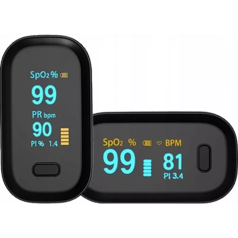 Oromed PULS ORO-OXIMETER BLACK Pulse Oximeter - Fingertip SpO2 Monitor with Color OLED Display