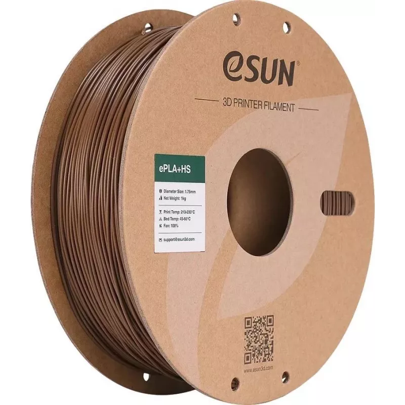 ePLA+ High Speed 1.75mm Brown 1kg ESUN 3D Filament (EPLA+HS-P175C1)