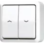 JUNG Blind/Shutter Rocker Switch 10AX 250V 1-Pole Momentary Alpine White (639VAWW)