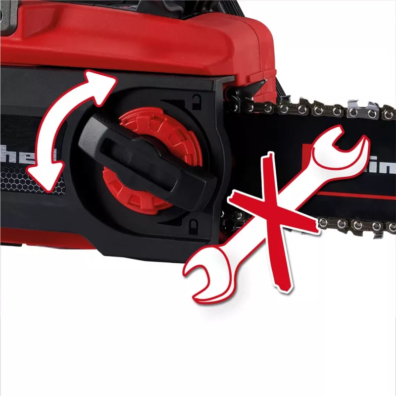 Einhell GE-LC 18/25 Li BL-Solo belaidis grandininis pjūklas, bešepetėlis variklis, 250 mm padanga, minkšta rankena, Power X-Change (4600070)