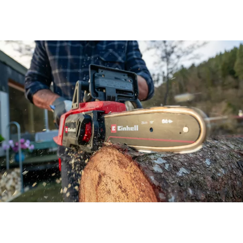 Einhell GE-LC 18/25 Li BL-Solo belaidis grandininis pjūklas, bešepetėlis variklis, 250 mm padanga, minkšta rankena, Power X-Change (4600070)