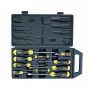 STANLEY Cushion Grip Atsuktuvų Rinkinys 10 vnt. (Plokšti + Phillips + Pozi + Trumpas)