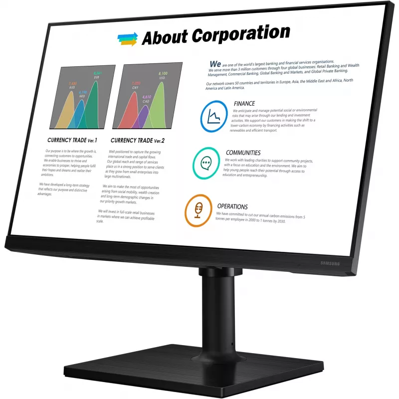Samsung LF27T450FQRXEN 27 inch Full HD IPS Monitor - Juoda