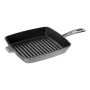 ZWILLING Staub Ketaus kvadratinė grilio keptuvė 26 cm, grafito pilka