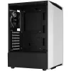 Aerocool Bionic V1 Midi-Tower, RGB, Grūdintas stiklas - Juoda/Balta