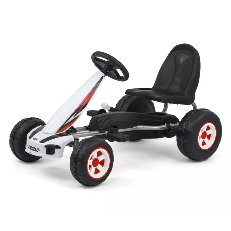 MILLY MALLY Pedal Go-Kart Viper Black-White