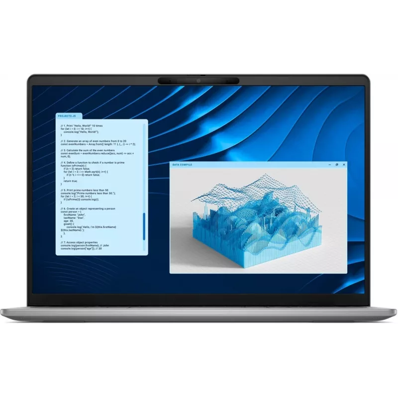 Dell Latitude 5455 nešiojamas kompiuteris, Snapdragon X Plus X1P-42-100, 16 GB RAM, 512 GB SSD, 14,0 inch FHD+ ekranas, Qualcomm Adreno grafika, pirštų atspaudų skaitytuvas, FHD IR kamera, apšviesta klaviatūra, Windows 11 Pro, 3 metų ProSupport