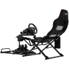 LORGAR FLEX RAF1 Sim Racing Cockpit Advanced, Foldable, 150x72x113 cm Playing, 38x72x126 cm Folded, Black