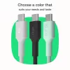GREEN CELL USB-C į USB-C PowerStream 100W pintas laidas 1,2 m juodas
