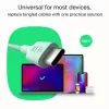 GREEN CELL USB-C į USB-C PowerStream 100W pintas laidas 1,2 m juodas