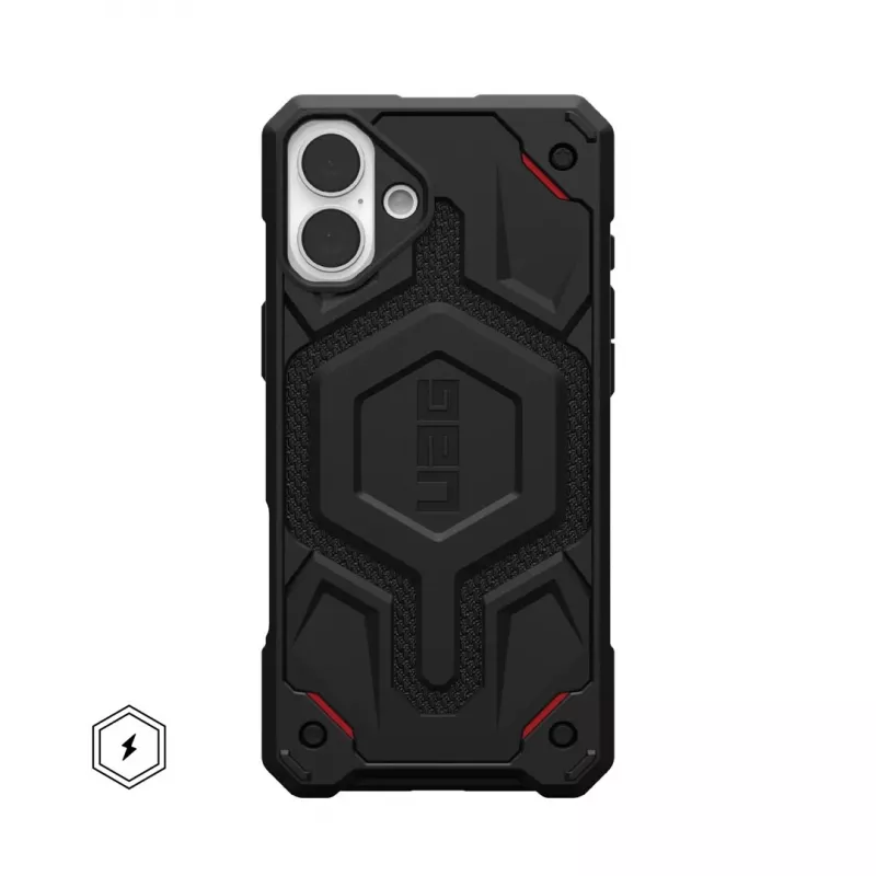 UAG Monarch Pro Kevlar Phone Case for Apple iPhone 16 Plus, 6.7 inch, Black